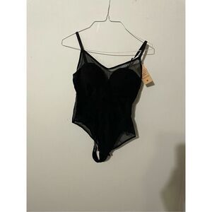 Brand New Popilush Women’s Medium Black One Piece Bodysuit Shapewear Sleeveless